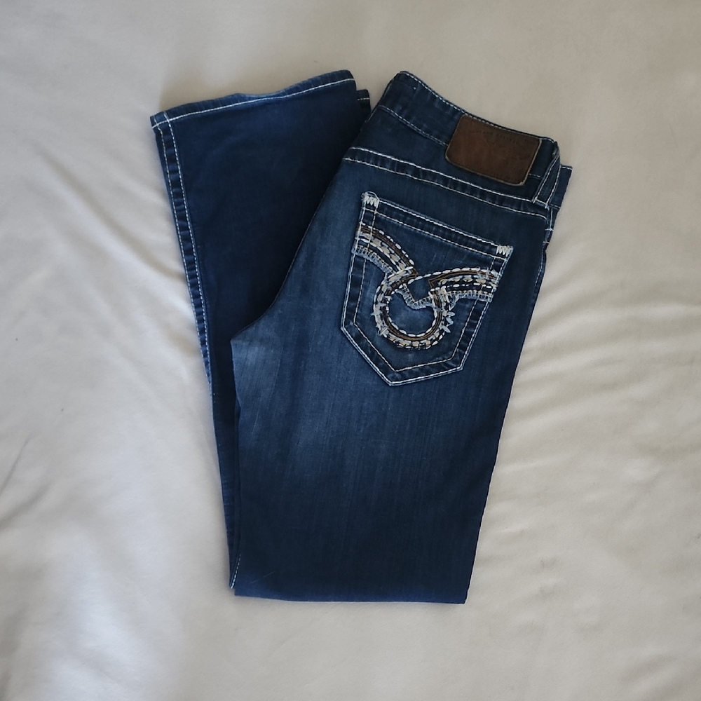 Big Star Women's Boot Cut Jeans - Dark Blue